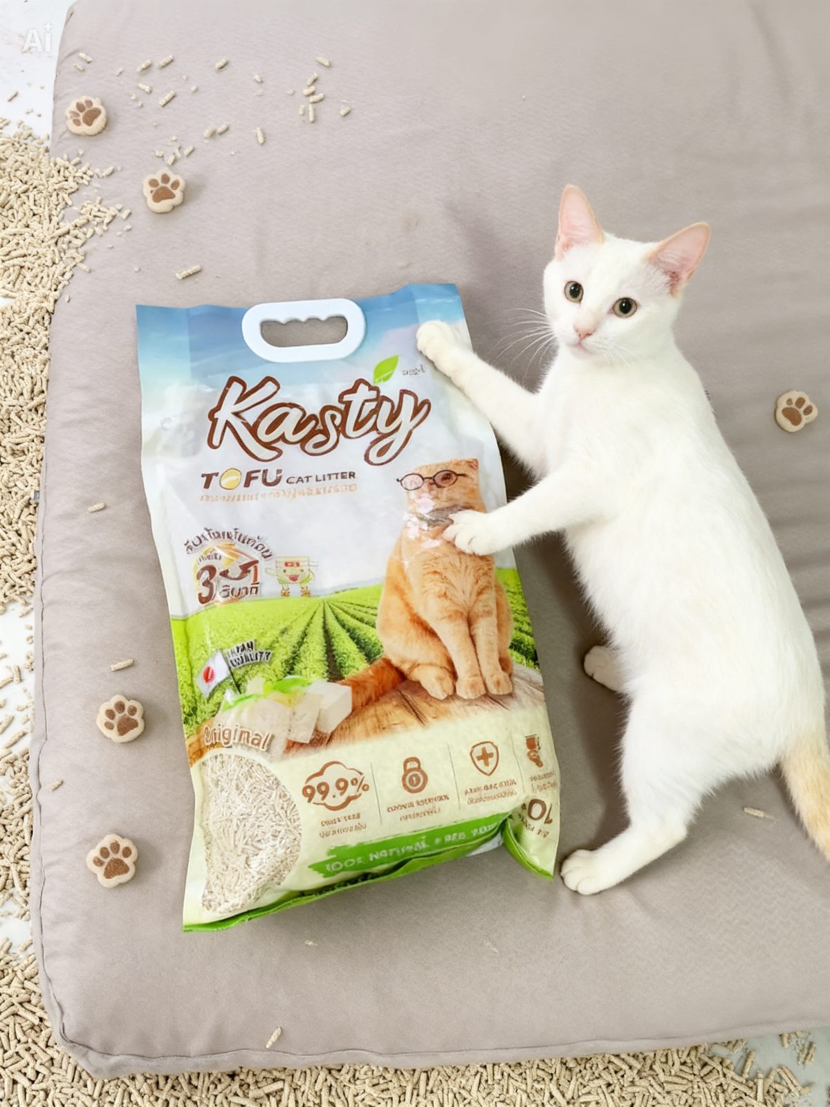 ทรายแมว Kasty ดีไหม? รีวิวจริงจุดเด่น-จุดด้อยก่อนซื้อ รูปที่ 1